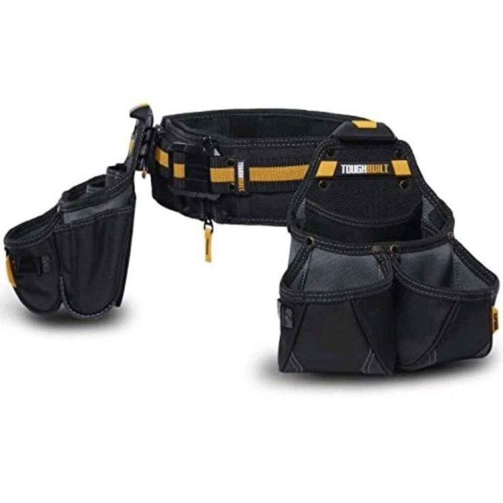 ToughBuilt TB-CT-111-CP ClipTech 3 Piece Handyman Tool Belt Set Black One Size